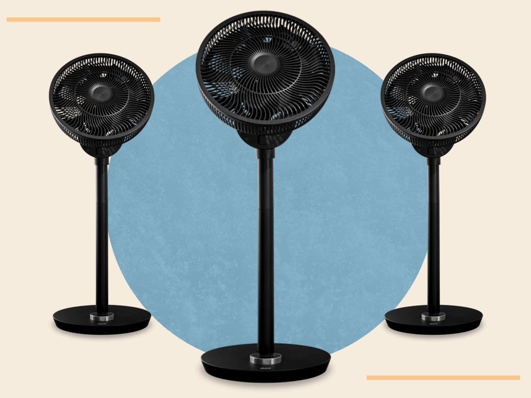 <p>Its 26 speeds can be altered using a remote control or via an app on your smartphone</p>